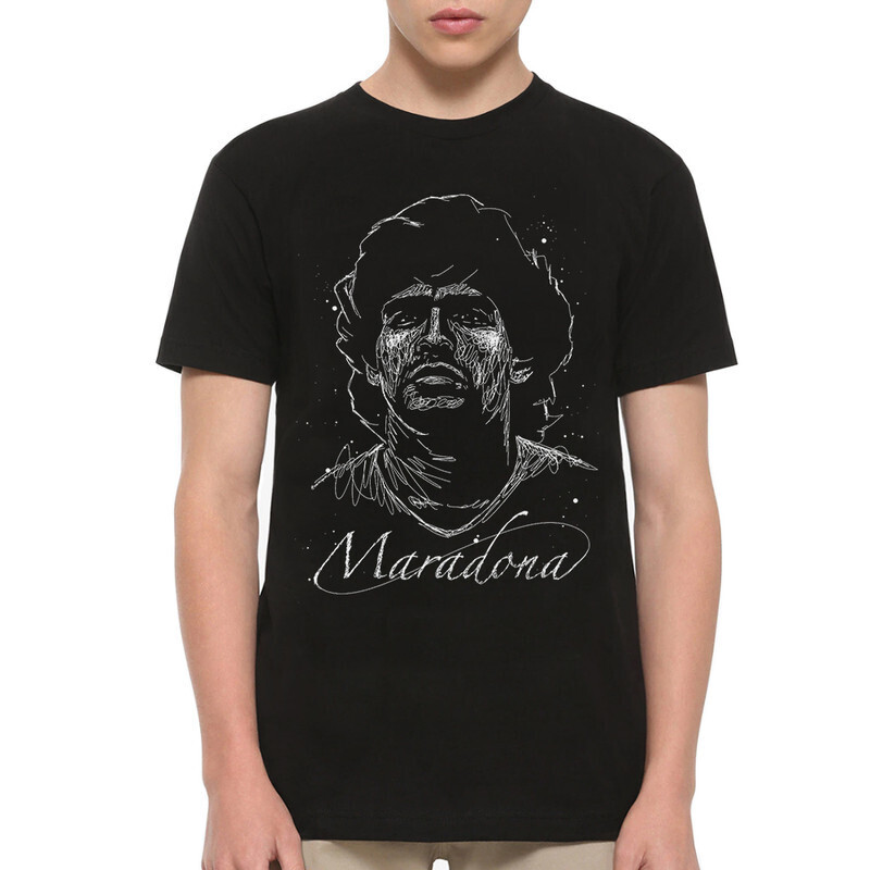 

Футболка мужская Dream Shirts Диего Марадона 10008212 черная L, Диего Марадона 10008212