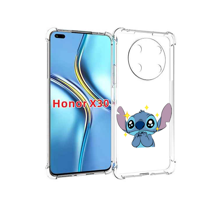 

Чехол MyPads милый-стич детский для Honor X30 / Magic4 Lite 5G, Прозрачный, Tocco