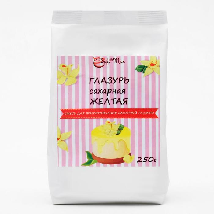 фото Смесь сухая foodmix глазурь сахарная» жёлтая 250 г