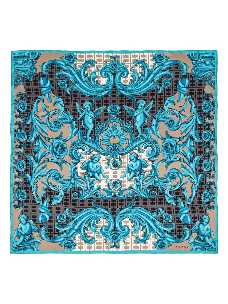 

Платок женский ELEGANZZA E04-8378 бирюзовый, E04-8378