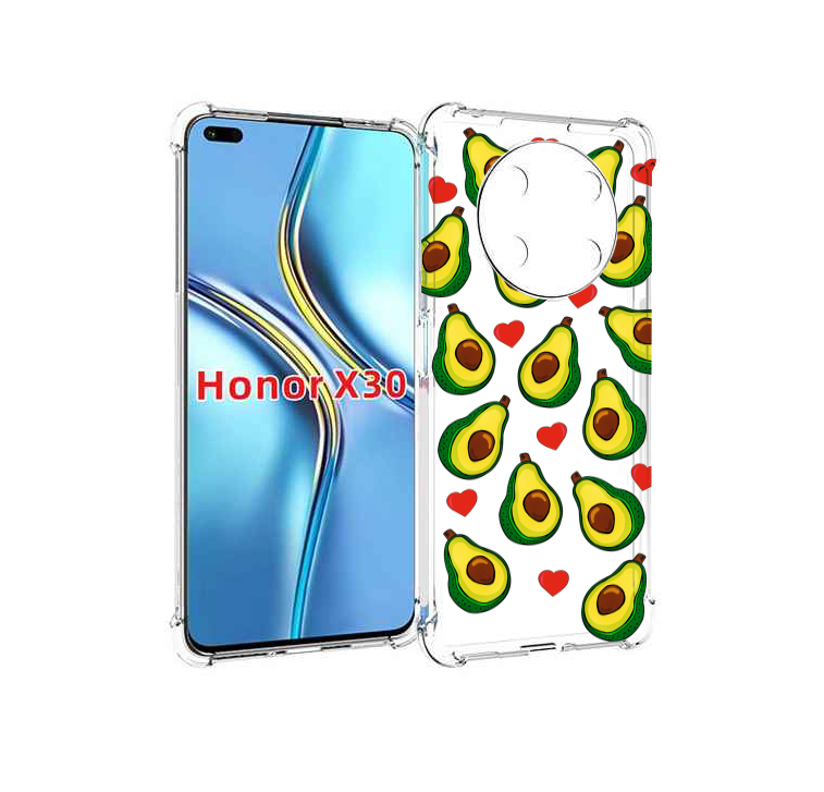 

Чехол MyPads миленькие-авокадо для Honor X30 / Magic4 Lite 5G, Прозрачный, Tocco