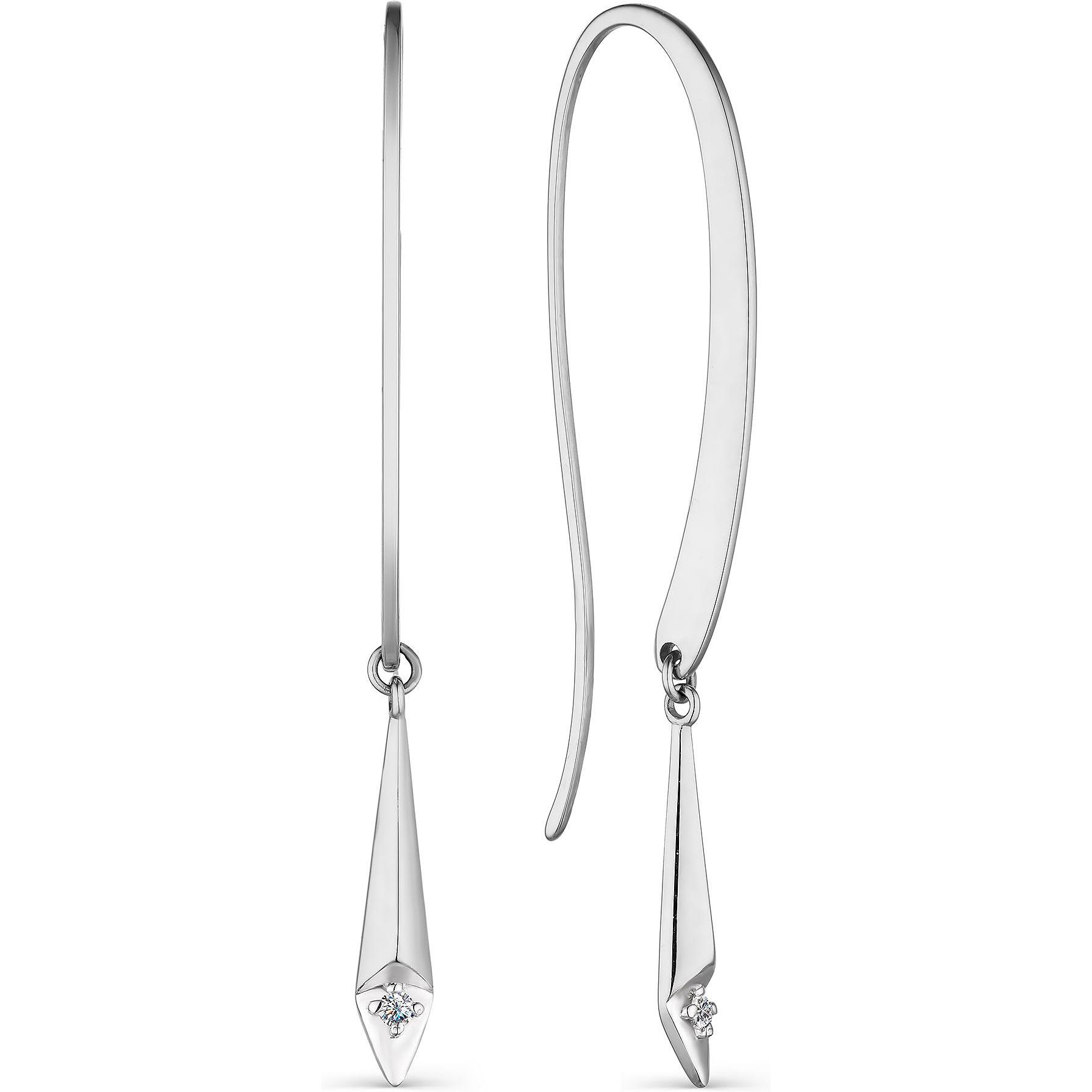 

Серьги женские из золота АЛЬКОР 23718-200, бриллиант, 23718-200