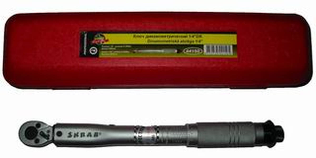 

Ключ динамометрический 1/4" 5-25Нм SKRAB 44150