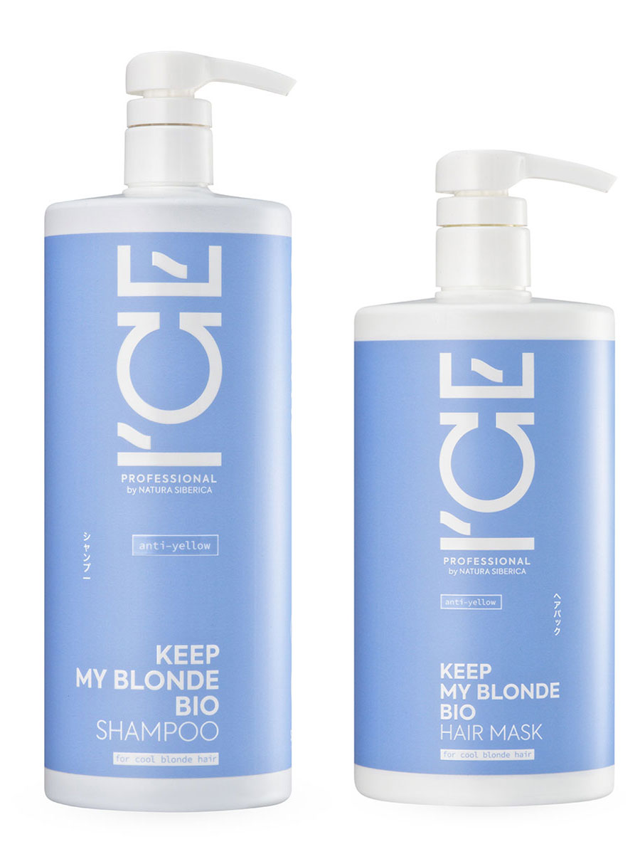 Набор ICE Professional by NATURA SIBERICA Шампунь Маска Keep My Blonde 2290₽