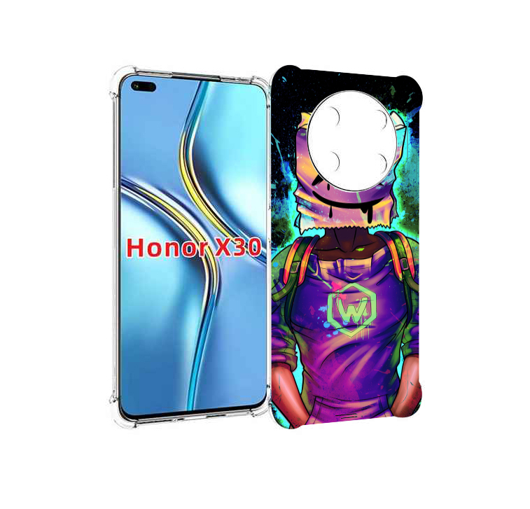 

Чехол MyPads маршмеллоу-глитч для Honor X30 / Magic4 Lite 5G, Прозрачный, Tocco