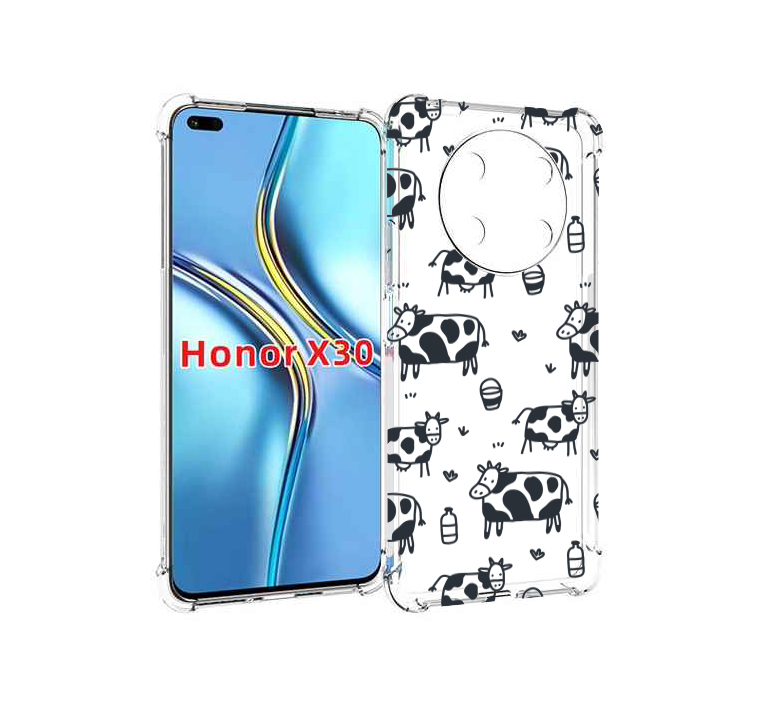 

Чехол MyPads маленькие-коровки для Honor X30 / Magic4 Lite 5G, Прозрачный, Tocco