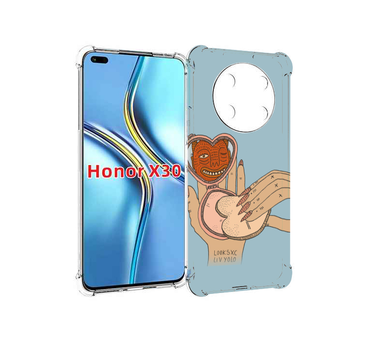 

Чехол MyPads макияж картинка женский для Honor X30 / Magic4 Lite 5G, Прозрачный, Tocco