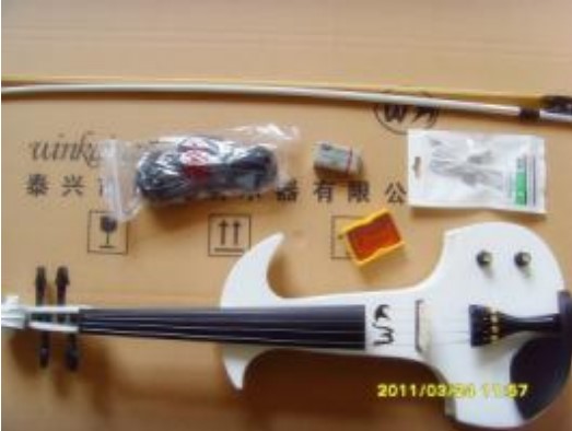 Электроскрипка, с футляром и смычком, Foix HVE/HVE-06G
