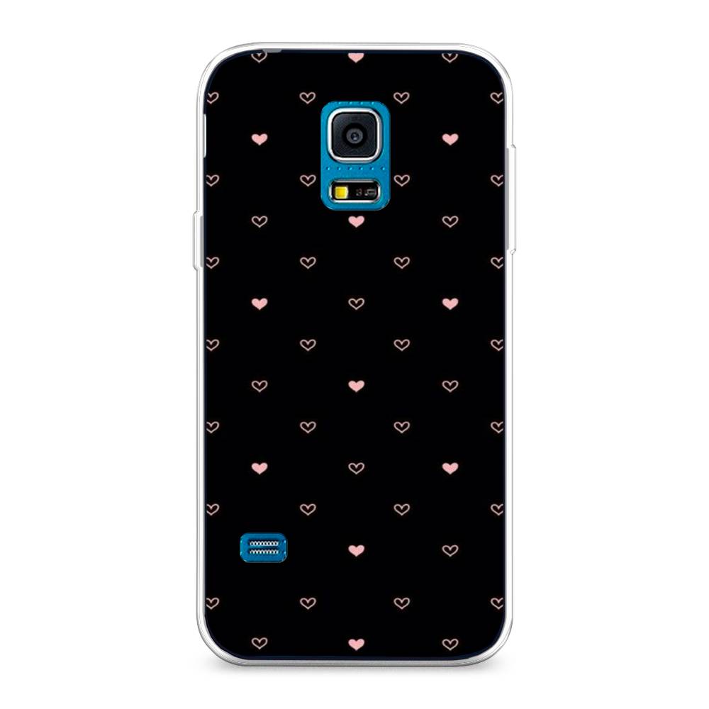 

Чехол Awog "Черный фон и сердечки" для Samsung Galaxy S5 mini, 24250-3