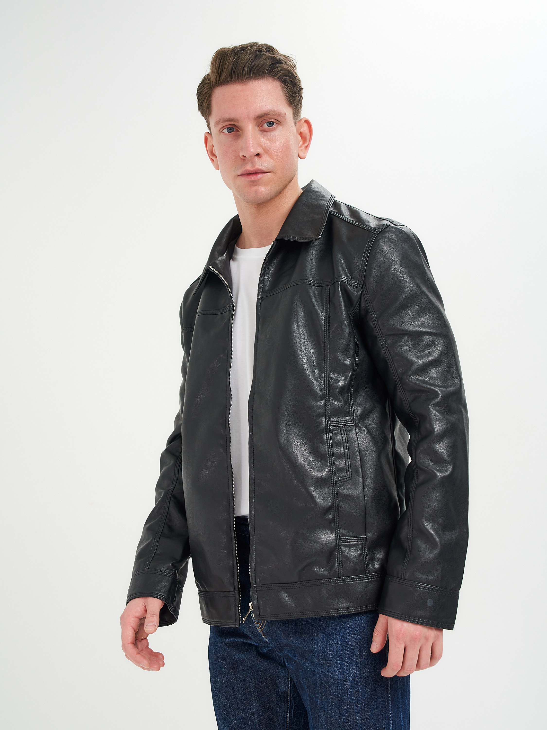 Куртка мужская BIERAODUO 631 черная 50 RU