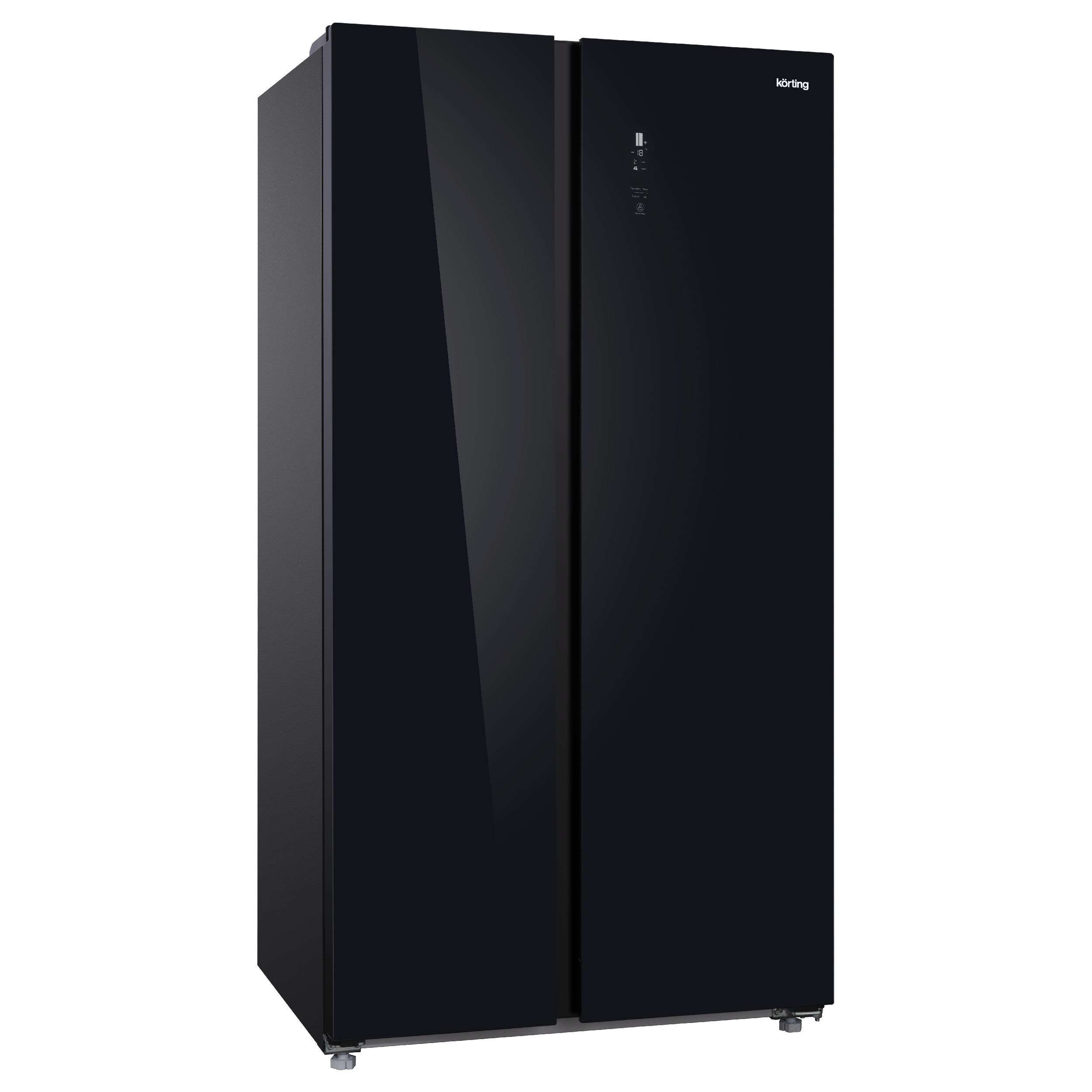 Холодильник Korting KNFS 93535 GN черный холодильник side by side korting knfs 93535 x