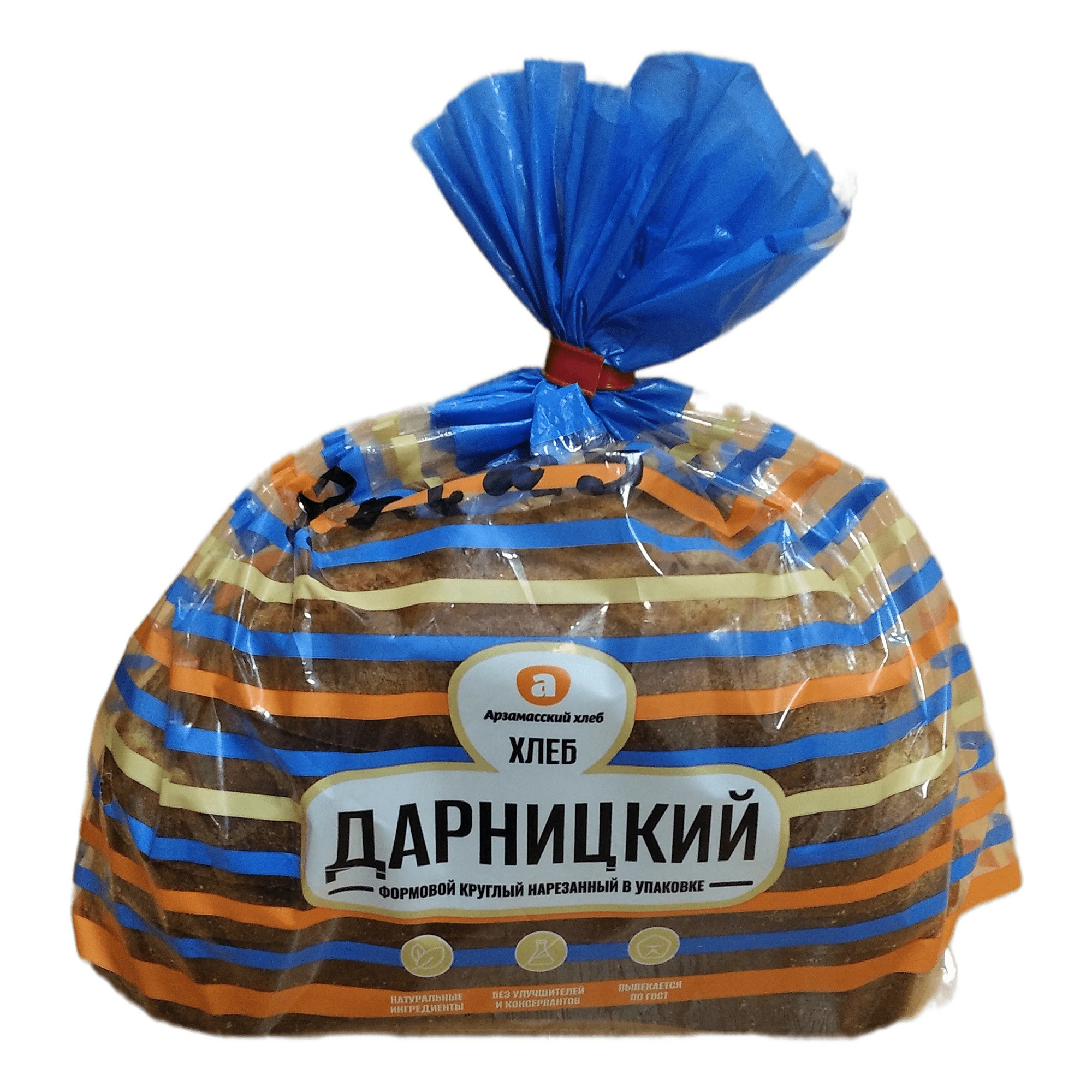 

Хлеб Арзамасский Хлеб Дарницкий круглый в нарезке 350 г