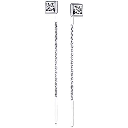 

Серьги женские из золота АЛЬКОР 23427-200, бриллиант, 23427-200