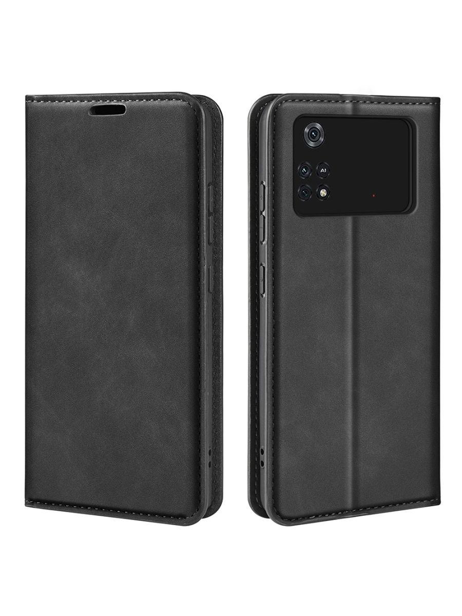 

Brodef Wish чехол книжка для Poco M4 Pro 4G черный