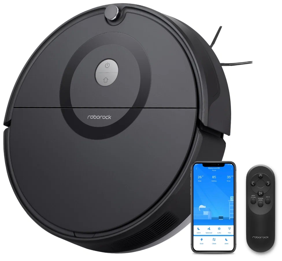 

Робот-пылесос Roborock E5 (E552-00) черный, E5 (E552-00)