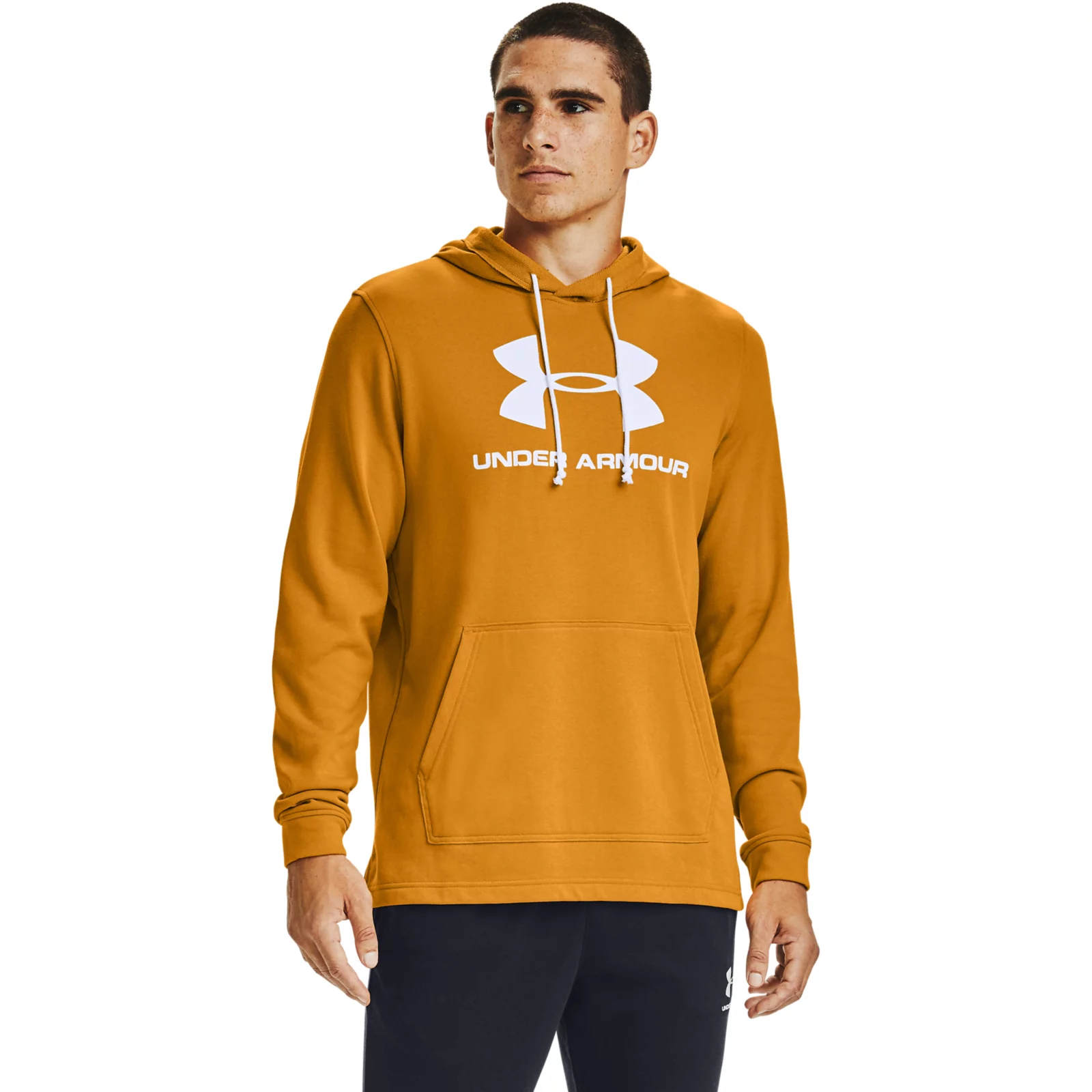 Худи мужское Under Armour 1348520-711 оранжевое L UNDER ARMOUR оранжевый