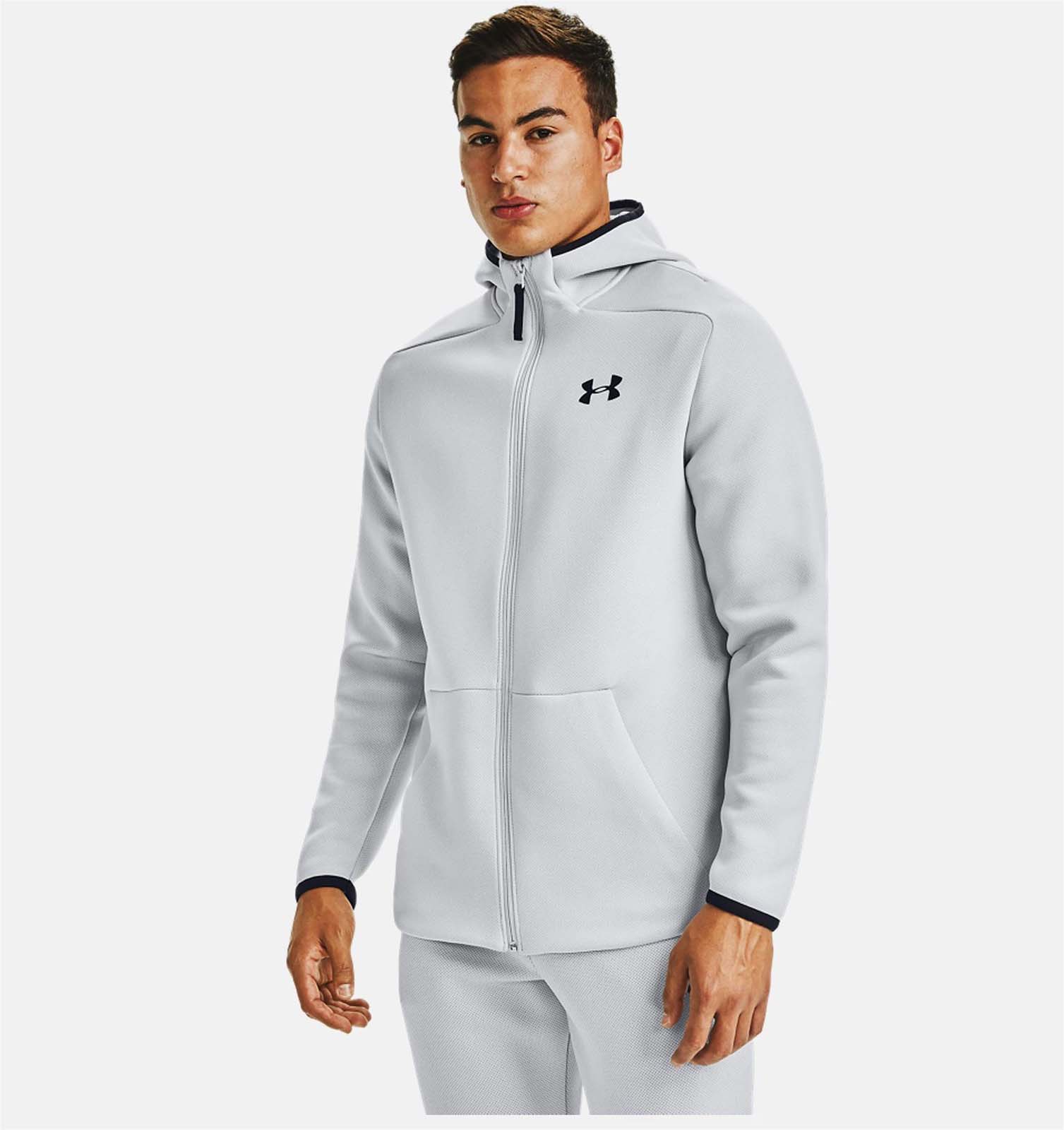 

Толстовка мужская Under Armour MOVE FZ HOODIE серая S/M, MOVE FZ HOODIE