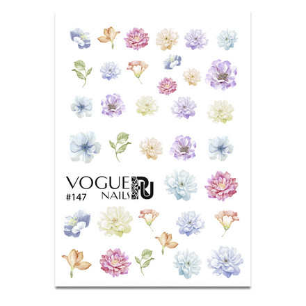 

Слайдер-дизайн Vogue Nails цветной цветы