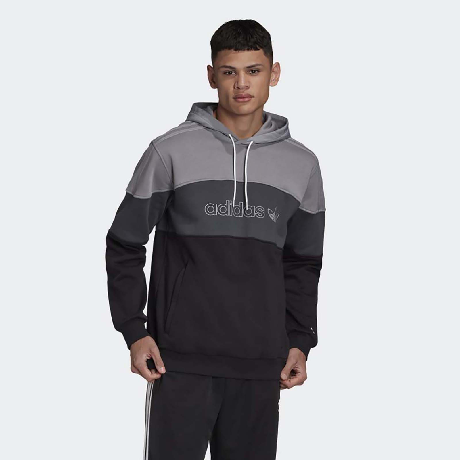 фото Толстовка мужская adidas bx-20 hoody черная xl