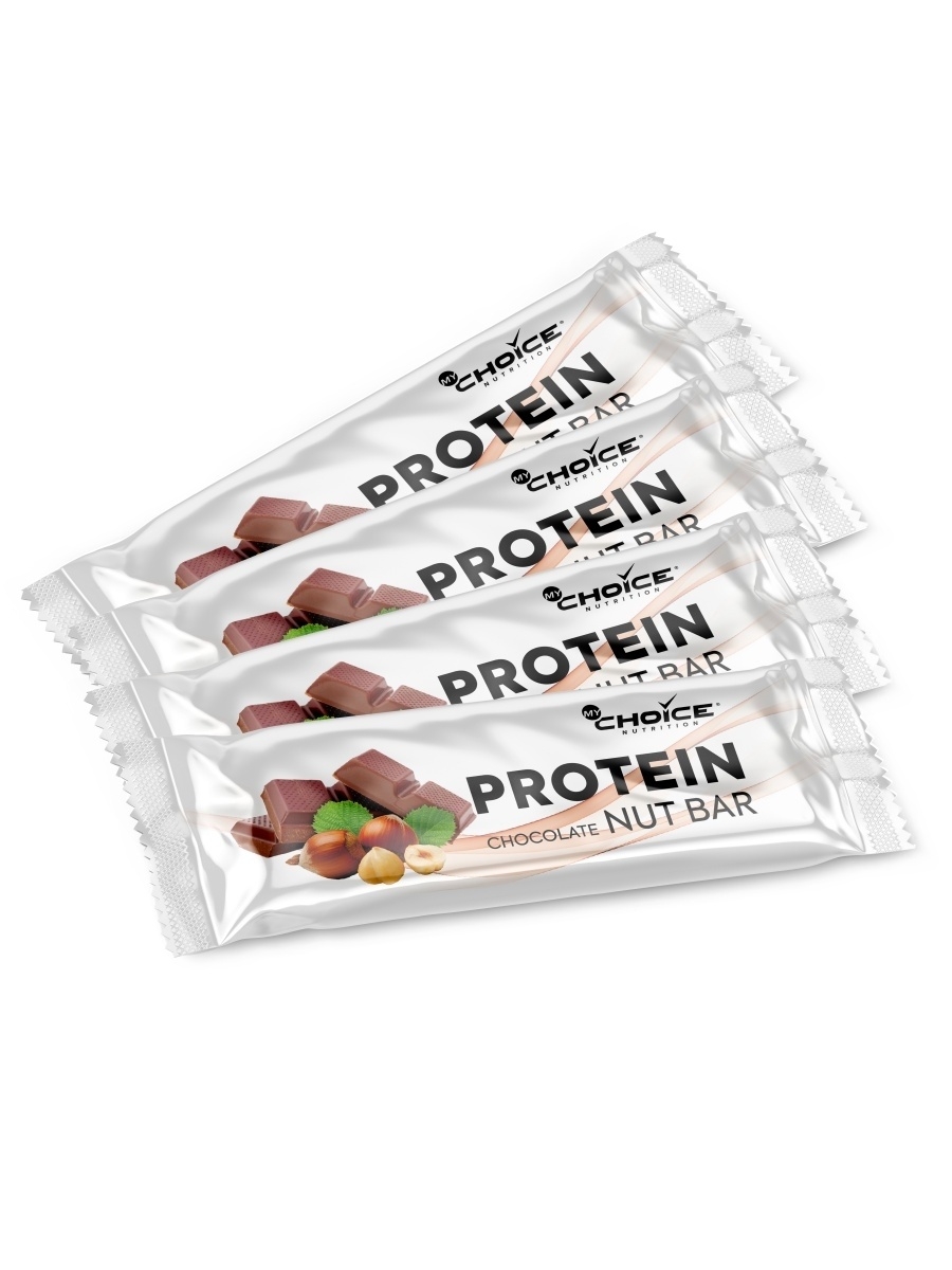 

MyChoice Nutrition Protein Nut Bar (4 шт) шоколад, Protein Nut Bar (4 шт) шоколад