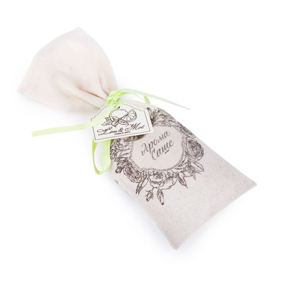 

Аромасаше LIME&MINT (лайм и мята), в тканевом мешочке, размер h16070мм, Aromatte TM