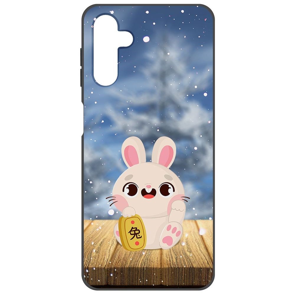 

Чехол-накладка Софт Год кролика для Samsung Galaxy A04s (A047), Черный