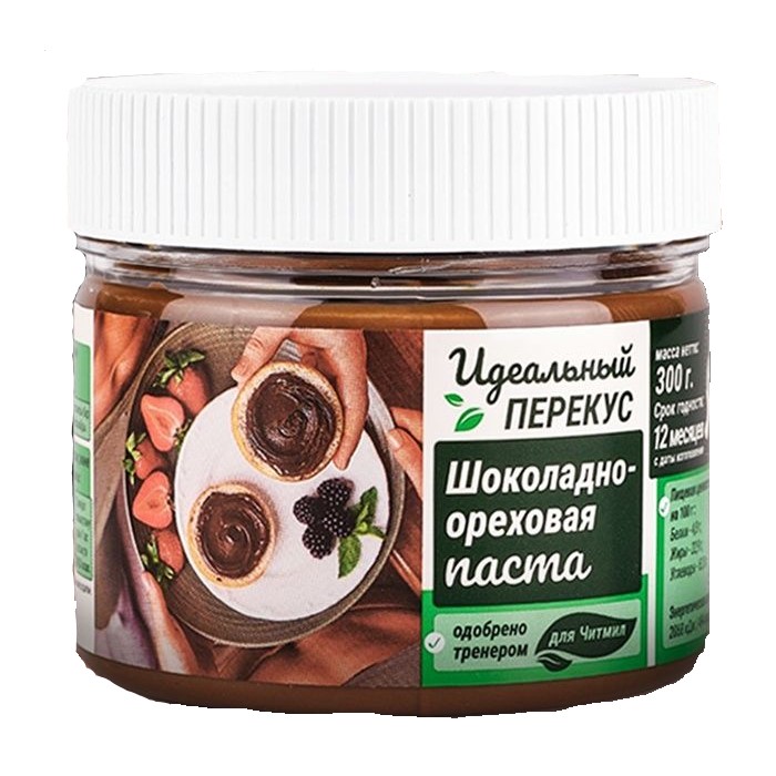 

Паста PerfectFood Идеальный перекус шоколадно-ореховая 300 г