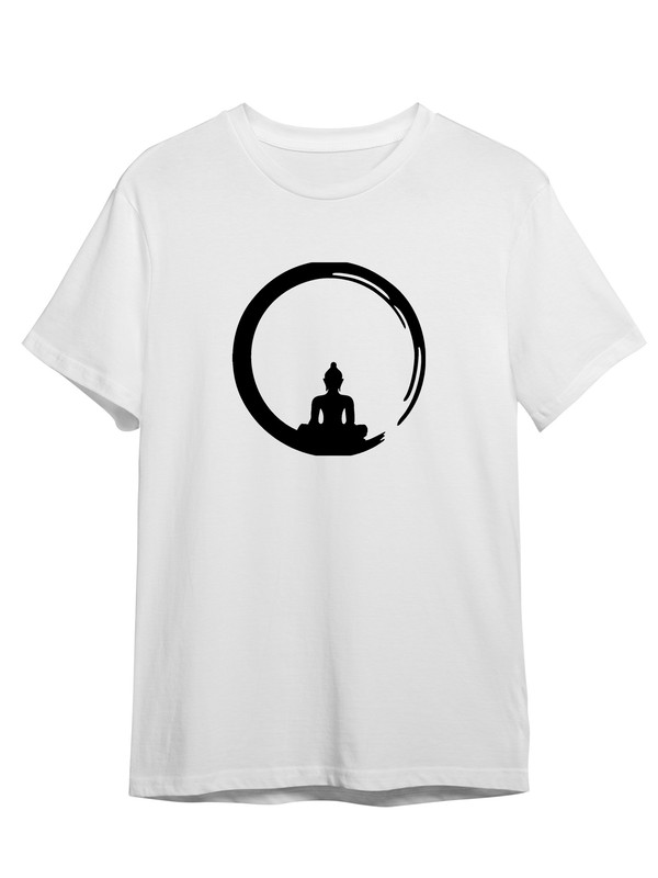 

Футболка унисекс СувенирShop Буддизм "Ом" 3 белая 3XL (56-58), Буддизм "Ом" 3