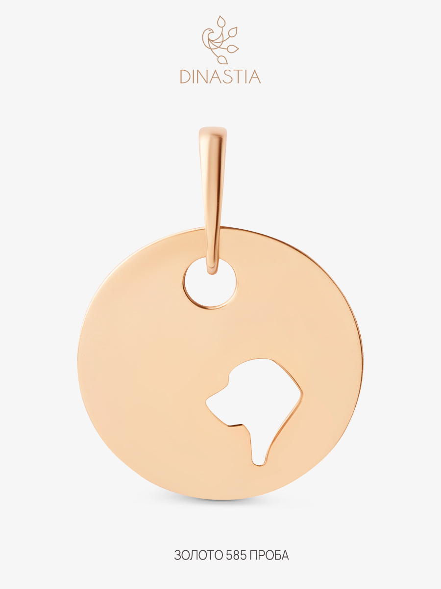 

Кулон из золота DINASTIA GOLD 503138, 503138
