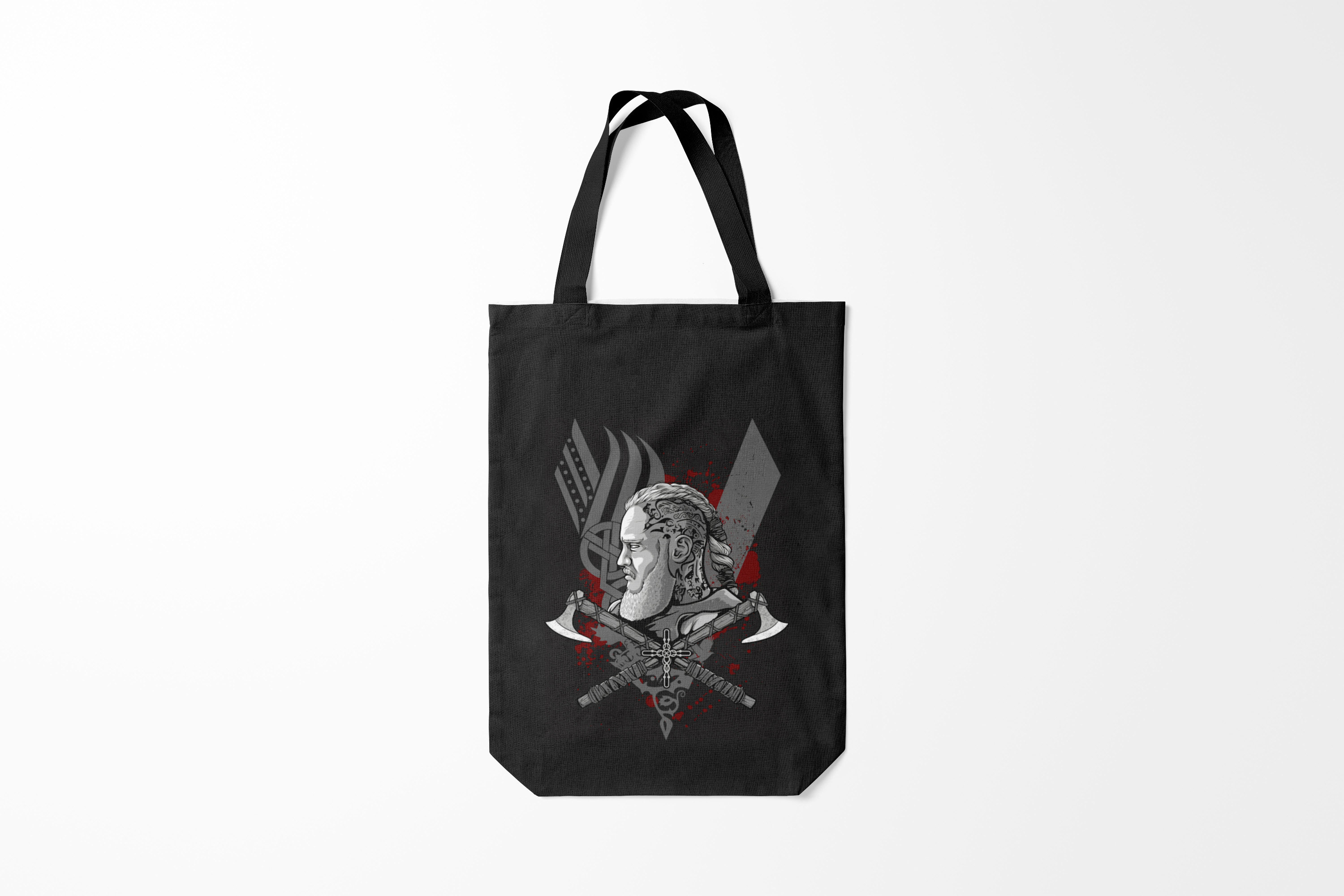 

Сумка шoппер унисекс Burnettie Викинги Vikings Art, черный, Викинги Vikings Art