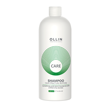 Шампунь Ollin Professional Restore Shampoo 1000 мл ollin care restore shampoo шампунь для восстановления структуры волос 1000 мл