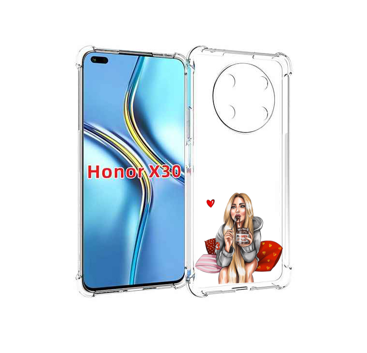 

Чехол MyPads любительница-нутеллы женский для Honor X30 / Magic4 Lite 5G, Прозрачный, Tocco