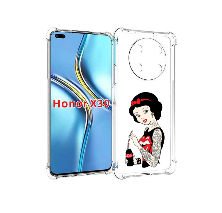 

Чехол MyPads любительница-колы женский для Honor X30 / Magic4 Lite 5G, Прозрачный, Tocco