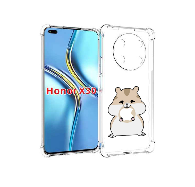

Чехол MyPads любитель-яблок детский для Honor X30 / Magic4 Lite 5G, Прозрачный, Tocco