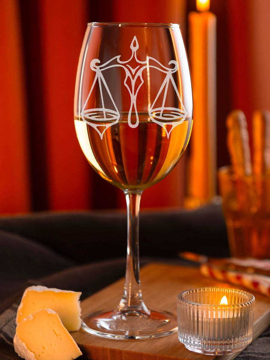 

Бокал астрология LaserGlass Весы, Прозрачный