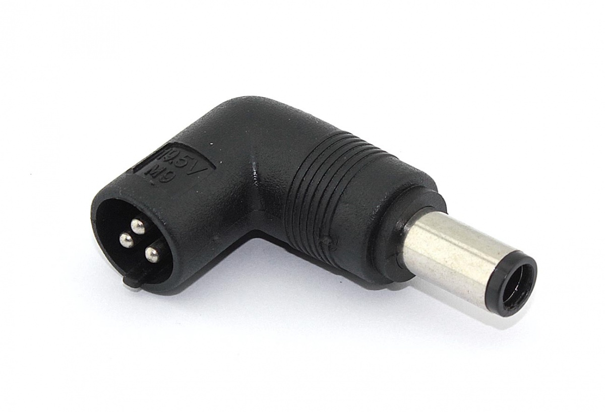 

Переходник для ноутбуков Hp 7,4 pin 19.5V с 3-контактным разъемом