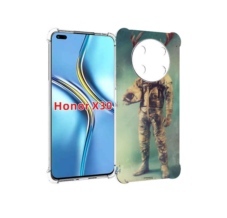 

Чехол MyPads лось космонавт для Honor X30 / Magic4 Lite 5G, Прозрачный, Tocco