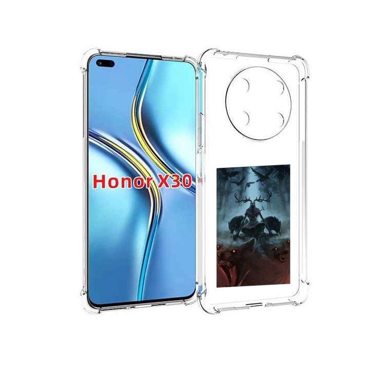 

Чехол MyPads лось демон для Honor X30 / Magic4 Lite 5G, Прозрачный, Tocco