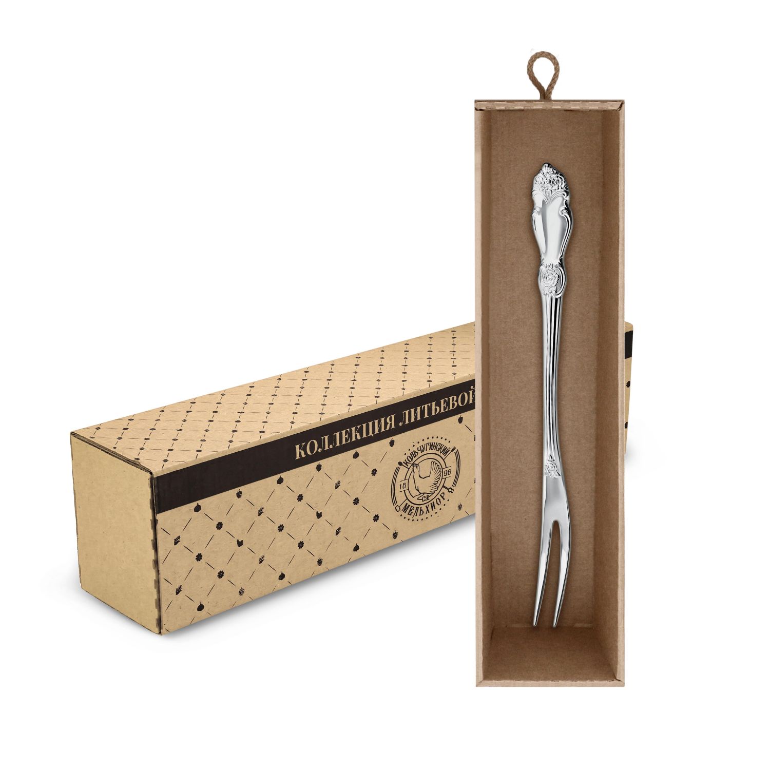 

Вилка для лимона Кольчугинский мельхиор Серебряная роза посеребренная в футляре, Серебристый, Кольчугинский мельхиор