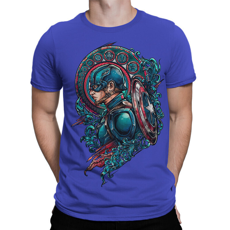 

Футболка мужская Dream Shirts Супергерой 10008112 синяя M, Супергерой 10008112