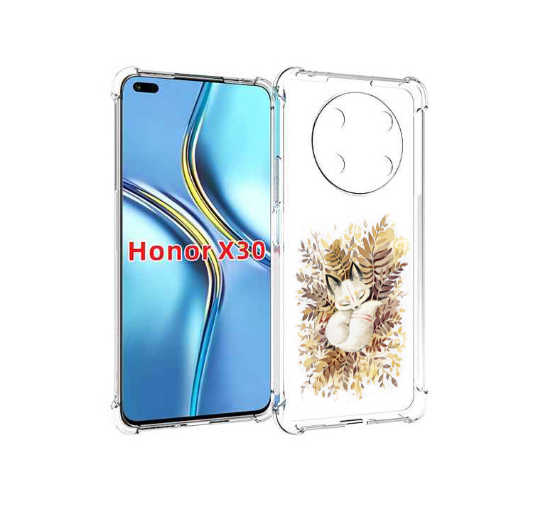 

Чехол MyPads лисенок в траве для Honor X30 / Magic4 Lite 5G, Прозрачный, Tocco
