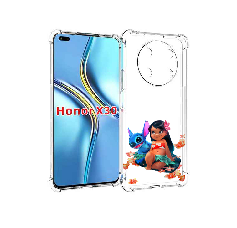 

Чехол MyPads лила-и-стич детский для Honor X30 / Magic4 Lite 5G, Прозрачный, Tocco