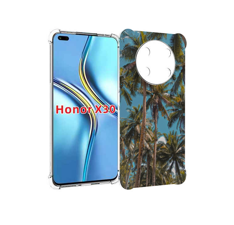 

Чехол MyPads летние пальмы для Honor X30 / Magic4 Lite 5G, Прозрачный, Tocco