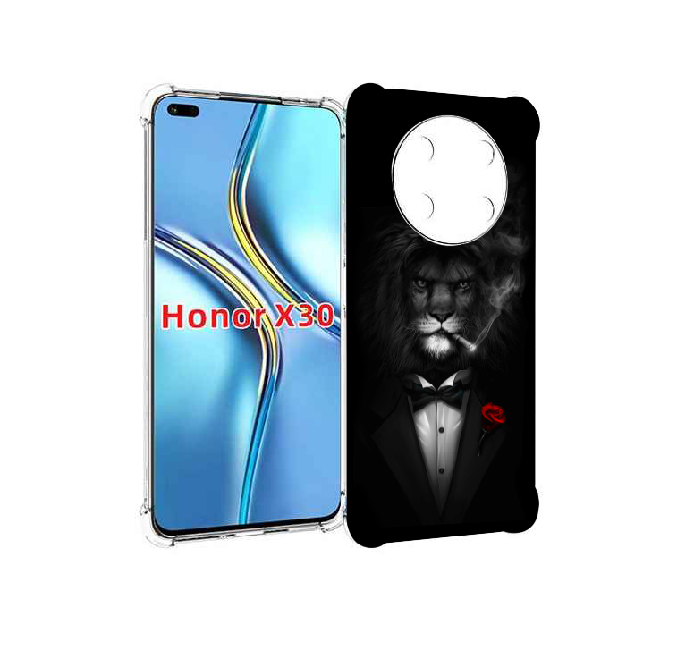 

Чехол MyPads лев-в-темноте-с-сигаретой мужской для Honor X30 / Magic4 Lite 5G, Прозрачный, Tocco