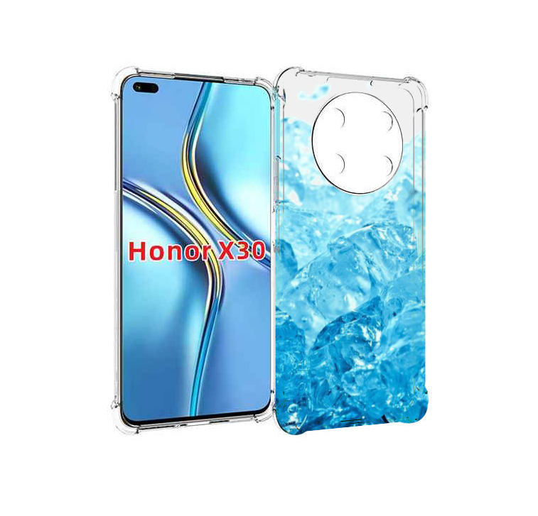 

Чехол MyPads кусочки-льда для Honor X30 / Magic4 Lite 5G, Прозрачный, Tocco