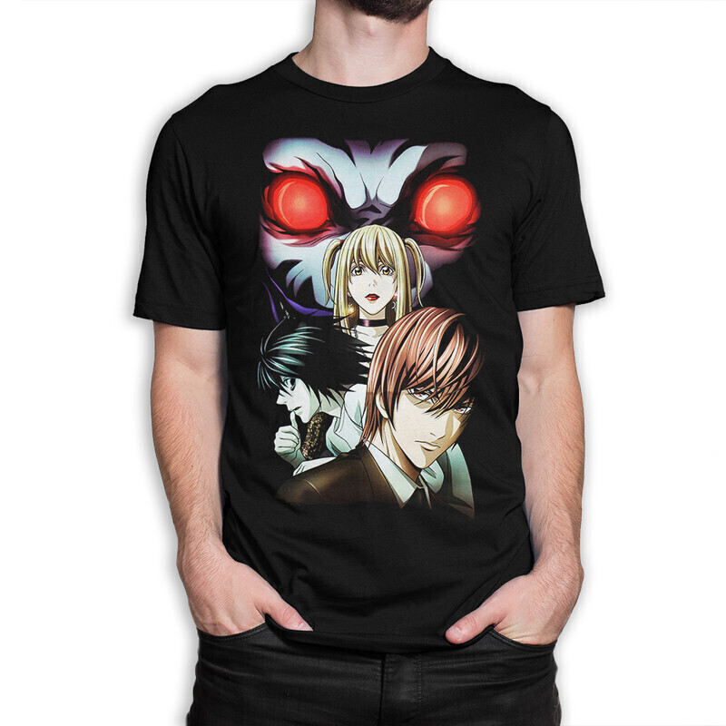 

Футболка мужская Dream Shirts Death Note - Тетрадь Смерти 10008072 черная XS, Death Note - Тетрадь Смерти 10008072