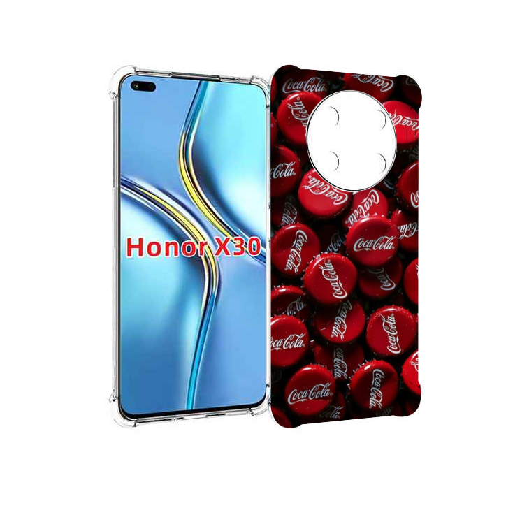 

Чехол MyPads крышки от кокаколы для Honor X30 / Magic4 Lite 5G, Прозрачный, Tocco