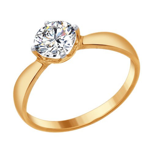 фото Кольцо из серебра со swarovski zirconia р.19 yahont 176939 яхонт ювелирный