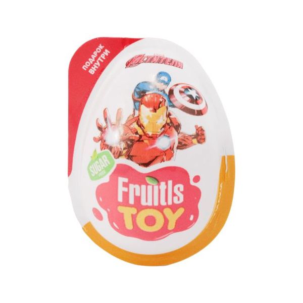 

Пастилки Fruitles Marvel в пластиковом яйце с подарком 5 г