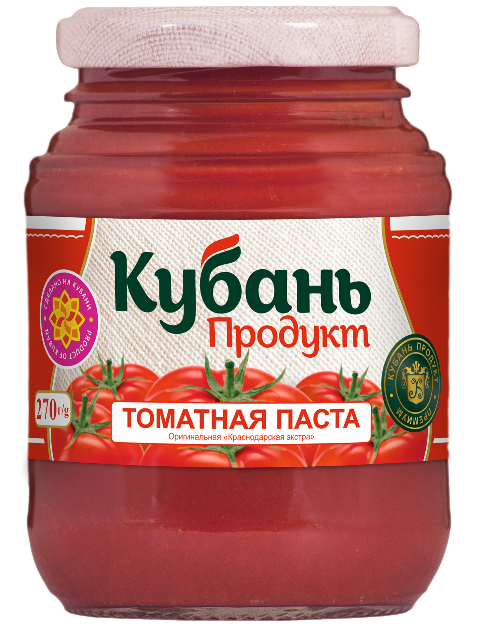 Паста томатная Кубань продукт 270 г